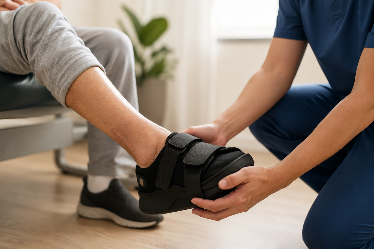 offloading techniques diabetic for foot ulcers