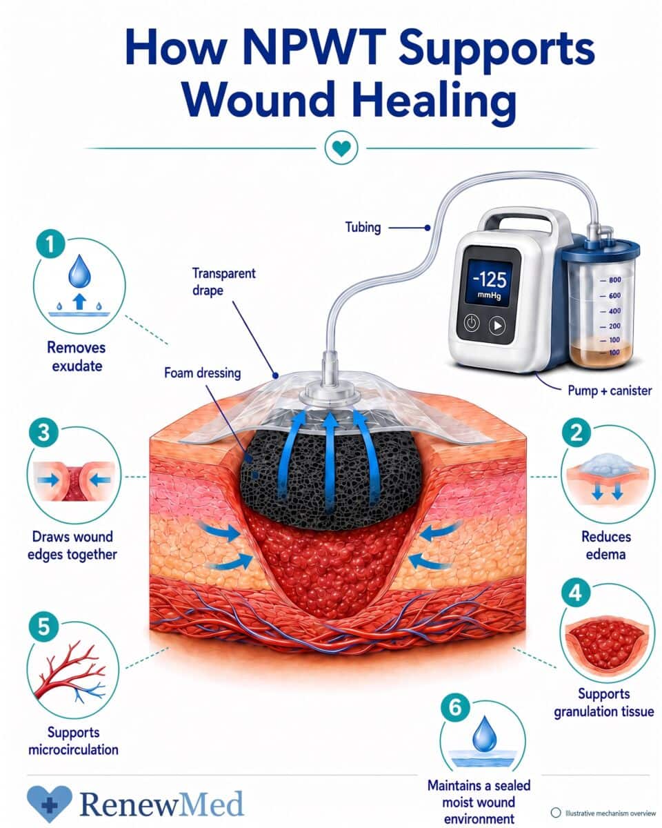 Negative Pressure Treatment Diagram